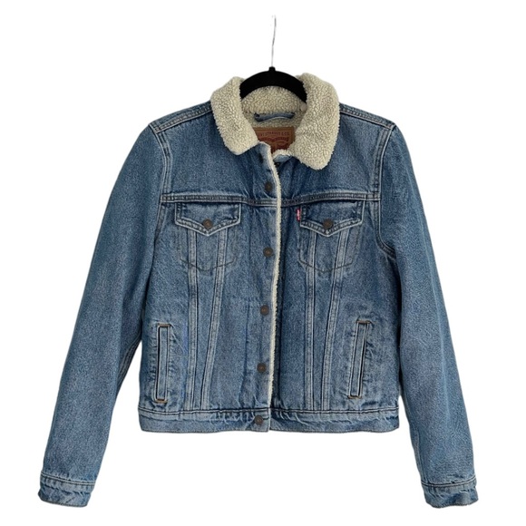 Levi's Jackets & Blazers - Levi's Ex-Boyfriend Sherpa Trucker Jean Jacket